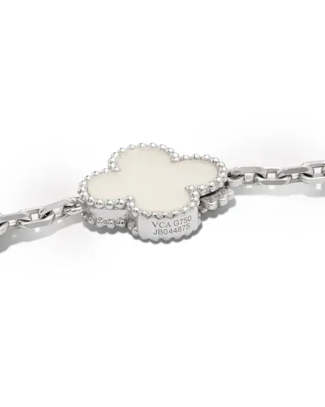 Van Cleef & Arpels Magic Alhambra 16 Motif Mop Necklace