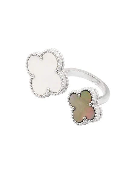 Van Cleef & Arpels  Magic Alhambra 2 Motif Double Ring